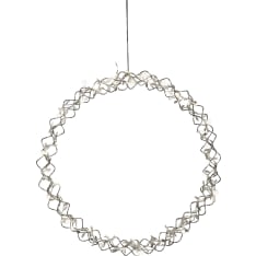 Konstsmide 1788-303 45cm silver decorated wreath