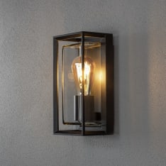 Konstsmide 7885-750 Brindisi musta seinävalaisin