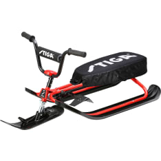 Stiga Snowracer Curve SX snowmobile with seat cover