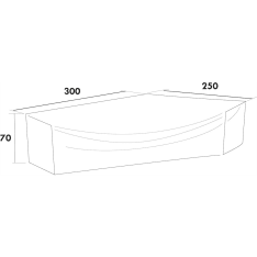 Hillerstorp 2094004006 Hamilton harmaa suojapeite