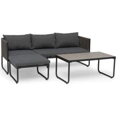 Hillerstorp 4014203005 Hamnborg  harmaa lounge-setti