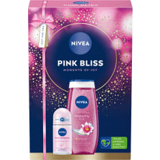 NIVEA Pink Bliss lahjapakkaus 2025 sis. 2 tuotetta