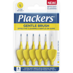 Plackers Gentle Brush L 0,7 mm 6 kpl hammasväliharja