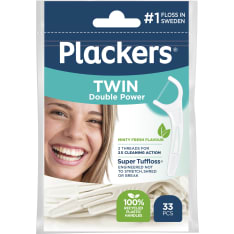 Plackers Twin 33 kpl hammaslankain