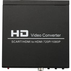 North SCART+HDMI - HDMI HD Muunnin ja Switch Musta