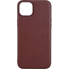 Buffalo iPhone 15 Plus brown PU MagSerie protective case