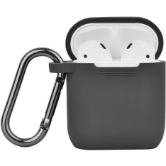 North Airpods Suojakotelo Silikoni Tumma Harmaa