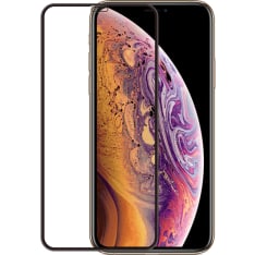 Gear iPhone Xs Max/11 Pro Max Incl. Monteringsram 3D Gum Full Cover Svart panssarilasi