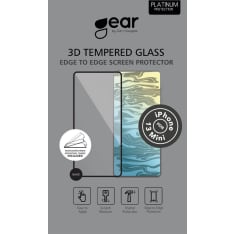 Gear iPhone 13 Mini 3D Full Cover black tempered glass