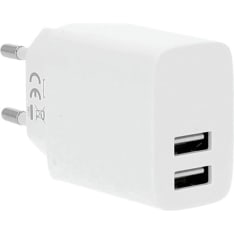 Gear 220V 2xUSB-A 3,4A verkkolaturi