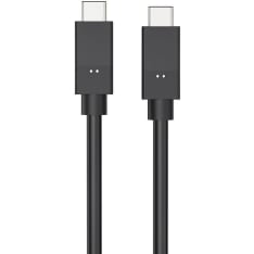 Gear USB-C-USB-C 3.1 5A/100W/10GB Gen 2 1,5m musta latauskaapeli