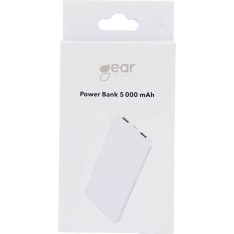 Gear Powerbank 5000mAh Ultracompact varavirtalähde