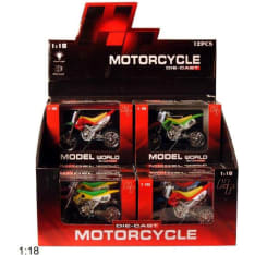 Motocrosspyörä 1:18