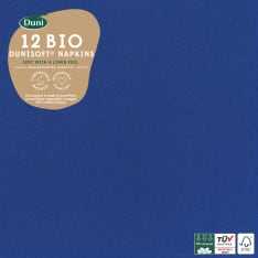 Duni Dunisoft dark blue 12 pcs 40 cm napkins