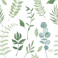 Duni 24Cm Greenery 20pc napkin