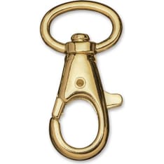 Brass 40x15mm carbine hook