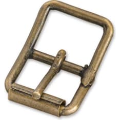 Antique brass 17x27mm roller buckles
