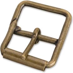 Antique brass 25x33mm roller buckles