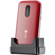 Doro 2821 punainen 4G  puhelin