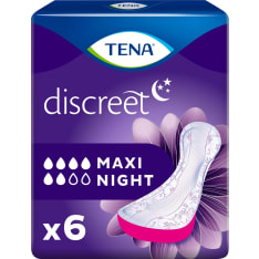 Tena Discreet Maxi Night 6 kpl inkontinenssisuoja
