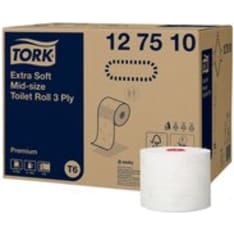 Tork 127510 Extra Soft mid-size 3-krs 27 rll wc-paperi