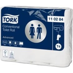 Tork 110284 Advanced 2-krs 24 rll wc-paperi T4