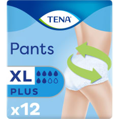 Tena Pants Plus XL 12 pcs incontinence pants