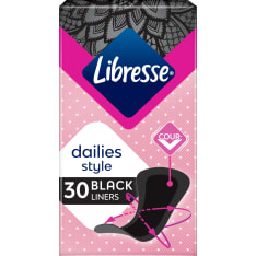 Libresse Normal musta 30 kpl pikkuhousunsuoja