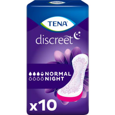Tena Discreet Normal Night 10 kpl inkontinenssisuoja