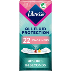 Libresse Long Extra Protection 22 kpl pikkuhousunsuoja