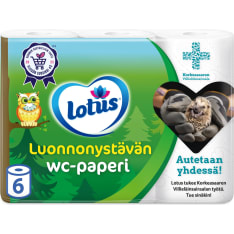 Lotus Luonnonystävän 6 rll wc-paperi