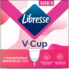 Libresse V-Cup S kuukautiskuppi
