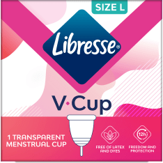 Libresse V-Cup L kuukautiskuppi