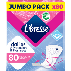Libresse Regular 80 kpl pikkuhousunsuoja