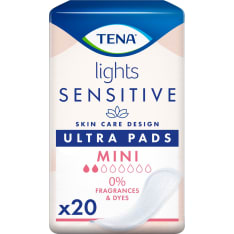 TENA lights Sensitive Ultra Mini 20 kpl inkontinenssisuoja