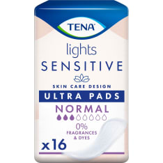 TENA lights Sensitive Ultra Normal 16 kpl inkontinenssisuoja