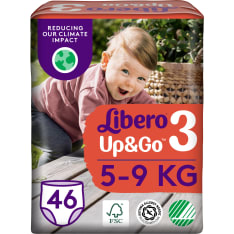 Libero Up&Go koko 3, 5-9 kg 46 kpl housuvaippa