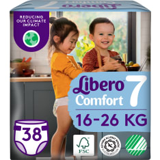 Libero Comfort size 7, 16-26 kg 38 tape diapers
