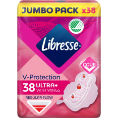 Libresse Ultra+ Regular Wing 38 kpl terveysside