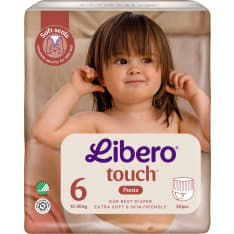 Libero Touch koko 6, 13-20 kg 24 kpl housuvaippa