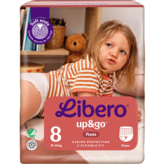 Libero Up&Go koko 8, 19-30 kg 20 kpl housuvaippa