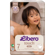 Libero Touch koko 7, 16-26 kg 27 kpl teippivaippa