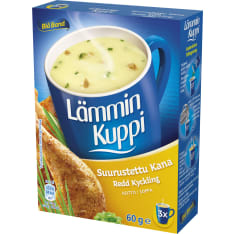 Blå Band Lämmin Kuppi 3x20 g suurustettu kanakeitto