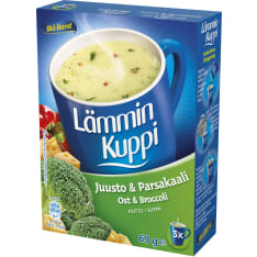 Blå Band Lämmin Kuppi 3x23 g juusto-parsakaalikeitto