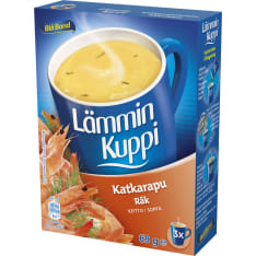 Blå Band Lämmin Kuppi 3x23 g katkarapukeitto