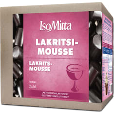 IsoMitta Lakritsimousse  2 x 500g
