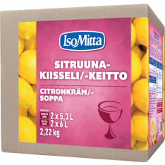 IsoMitta Sitruunakiisseli 2 x 1,11 kg