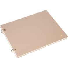 BookBinders Album 270x220 Pearl Lustre Columbus with Gold Heart liimattava albumi