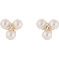 Snö of Sweden Eira triple pearl earrings