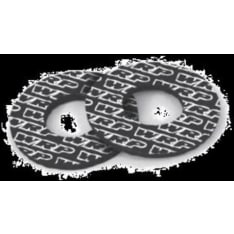 Hiertymäsuoja WRP Musta, WRP logga